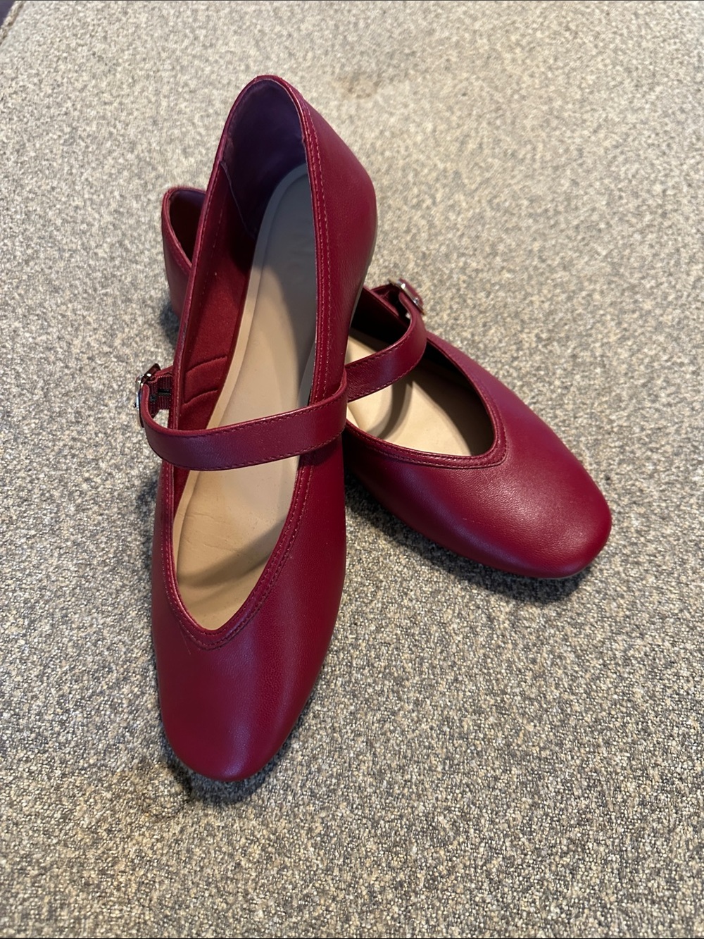 INC International Concepts Wine Mary Jane Flats